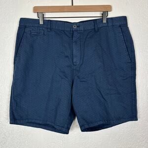Johnnie-O Men's Wilton Cotton Linen Blend Shorts in Wake NWT Size 38
